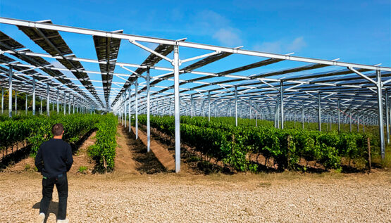Ombrières agricoles solaires